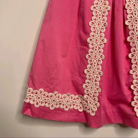 Lilly Pulitzer Betsey Strapless Pink Embroidered Dress - Picture 6 of 8